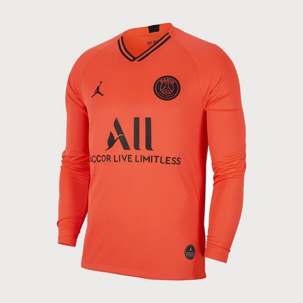 Tailandia Camiseta Paris Saint Germain 2ª ML 2019-2020 Naranja